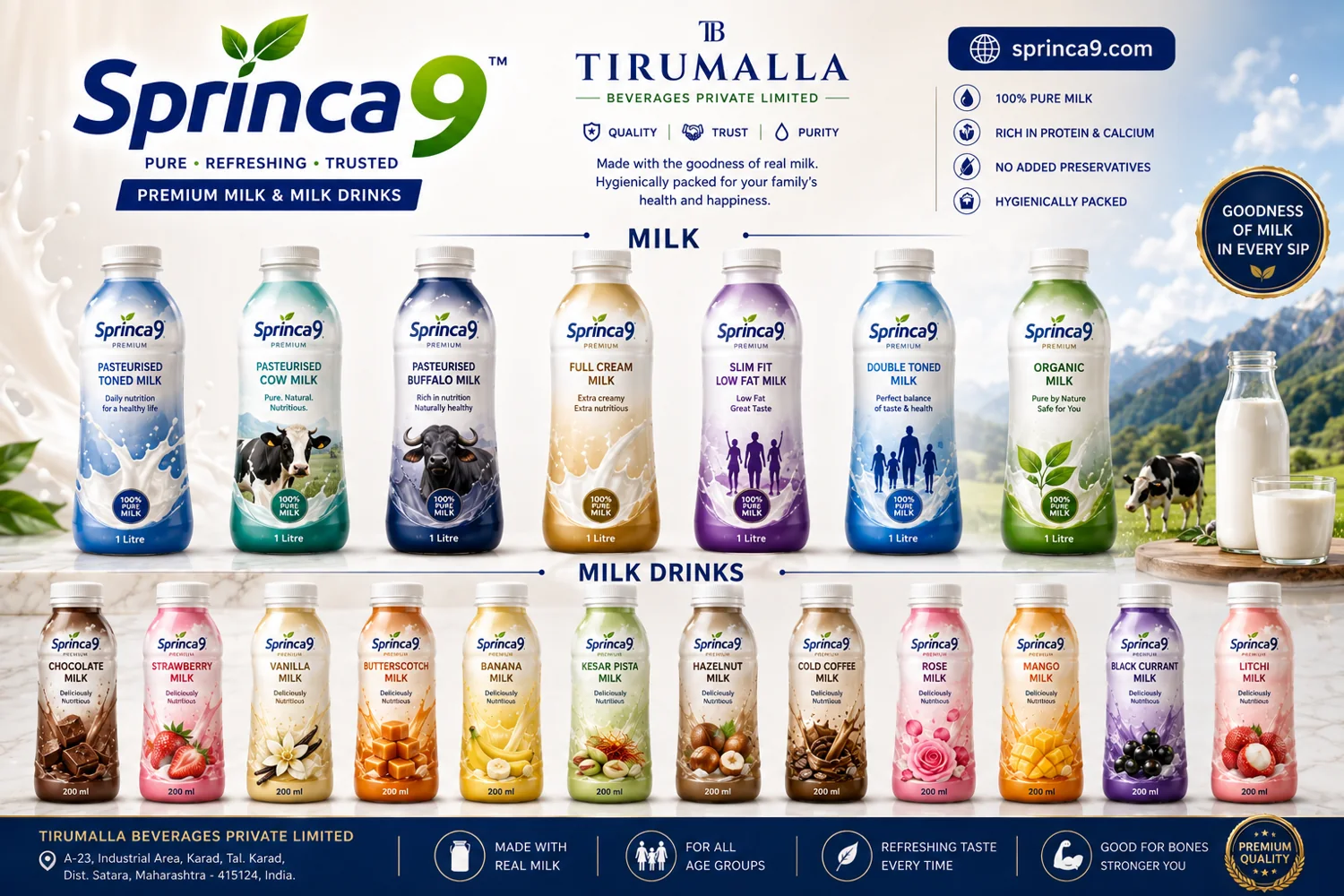 Milk Bottle Range