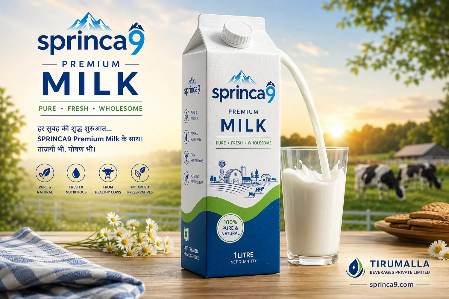 Sprinca9 milk collection